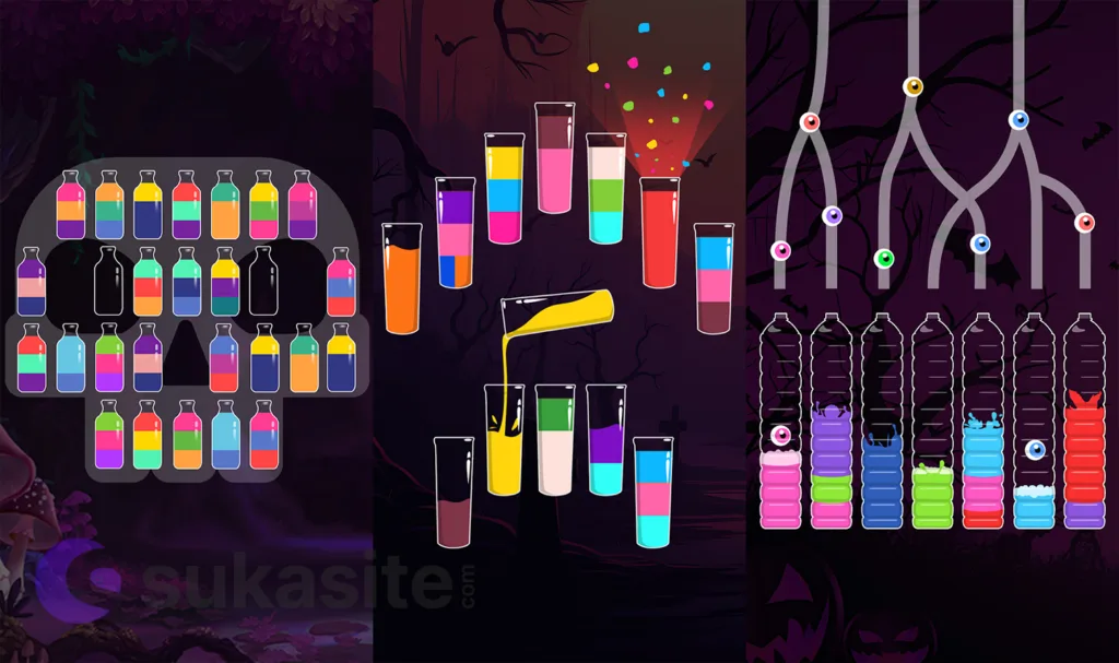 25 Game Puzzle Terbaik dan Mengasah Otak di Android Game Puzzle Water Sort Puzzle