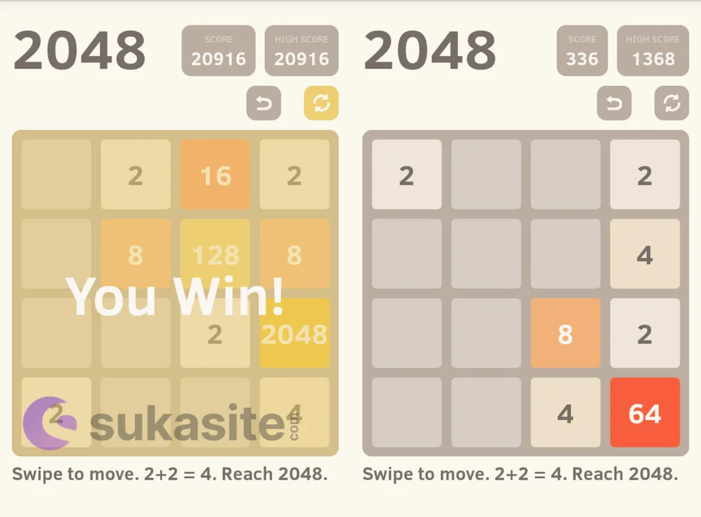 25 Game Puzzle Terbaik dan Mengasah Otak di Android Game Puzzle 2048