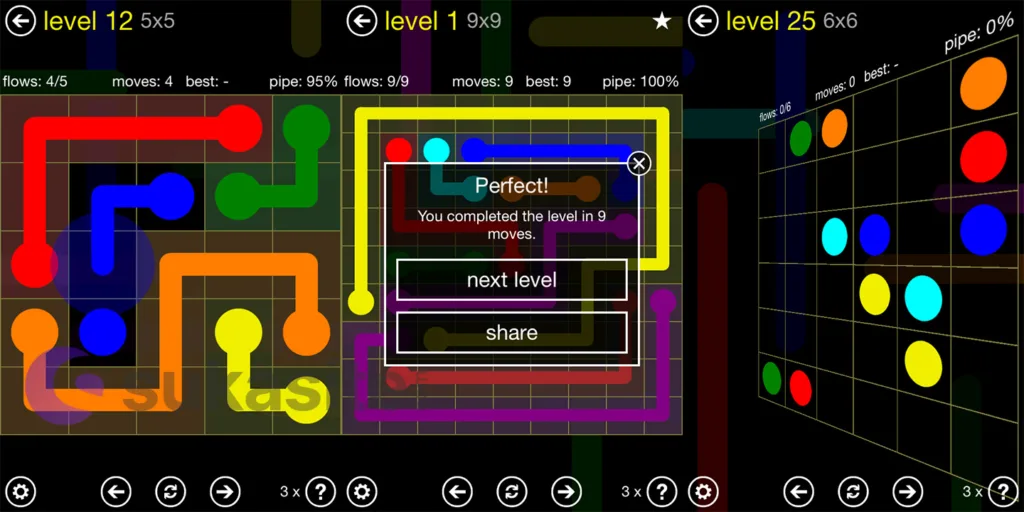 25 Game Puzzle Terbaik dan Mengasah Otak di Android Game Puzzle Flow Free